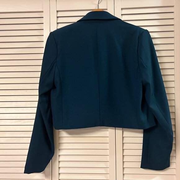 New. Elli White France Short Blazer: Size M - Picture 3 of 13